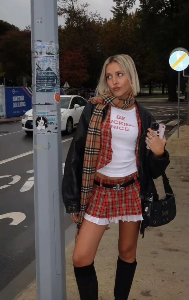 Guía de estilo: cómo usar el cuadrillé, el estampado que se impone este 2024