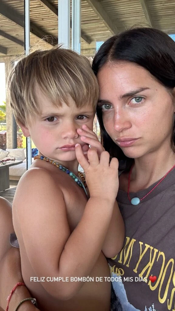 Zaira Nara le dedicó un tierno mensaje a su hijo Viggo por su cumpleaños número 4