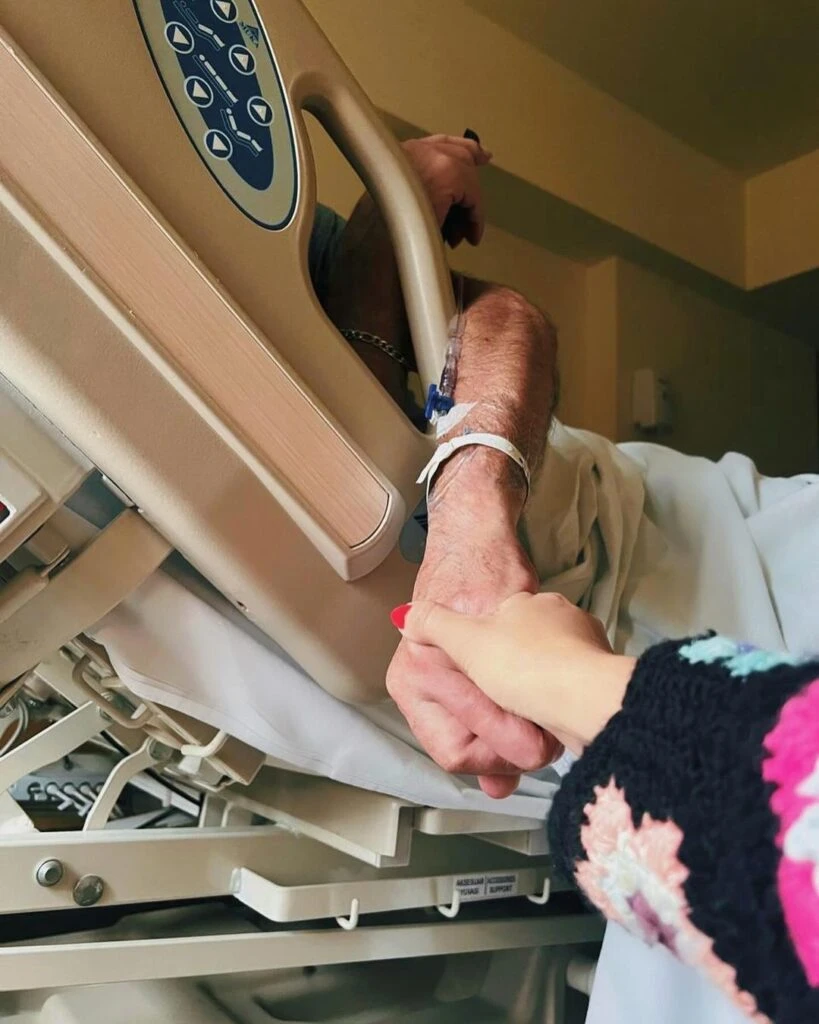 La tristeza de Celeste Cid por la partida de su padre