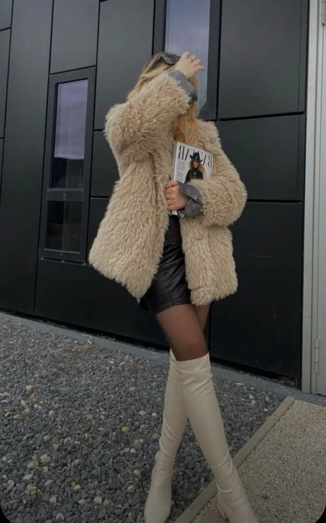 Guía de estilo: así se usan las prendas con peluche, que enamoran a la tendencia mob wife