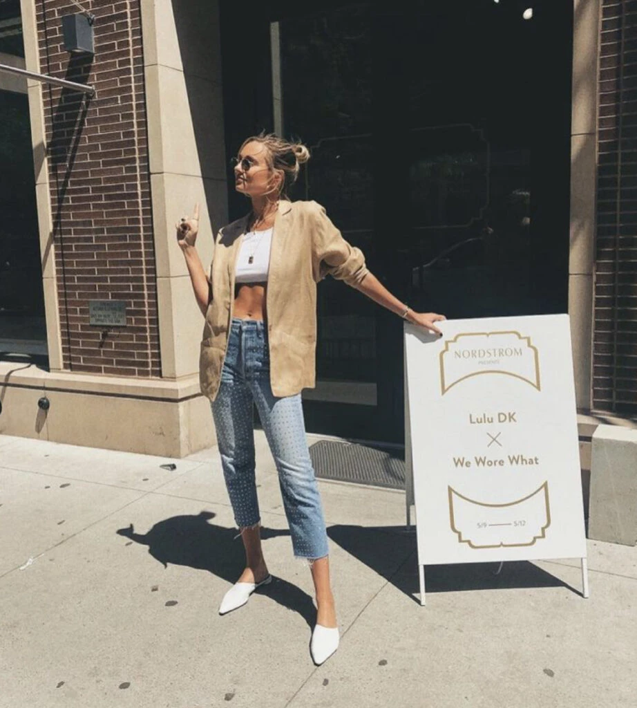 Así se usan los pantalones capri este verano 2024. Foto: Pinterest. 