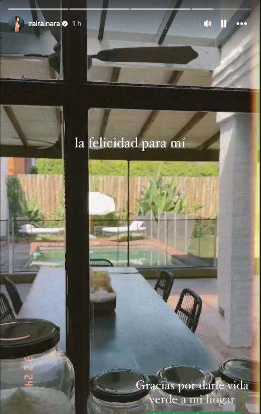 Así es la casa de Zaira Nara