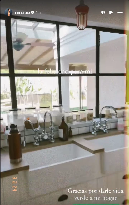 Así es la casa de Zaira Nara