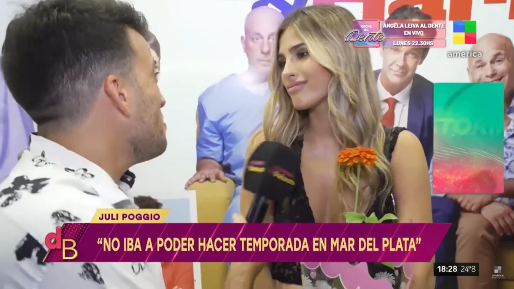 Julieta Poggio confesó lo que todos sospechábamos: confirmó que tuvo algo con Marcos Ginocchio