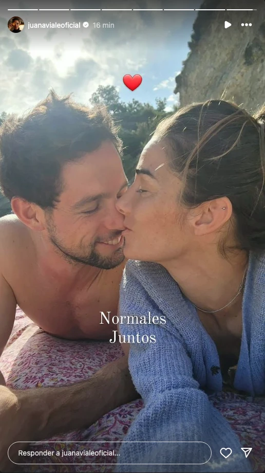 Juana Viale y la sorpresiva foto que compartió en redes sociales: a los mimos con Yago Lange
