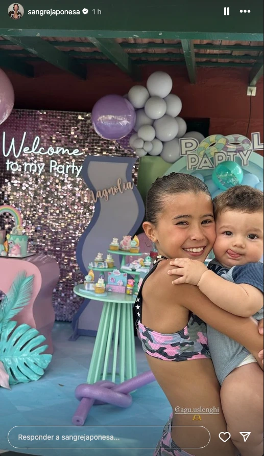 El cumpleaños temático de Magnolia Vicuña.