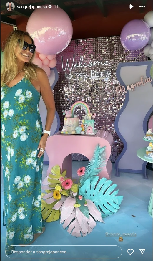 El cumpleaños temático de Magnolia Vicuña.