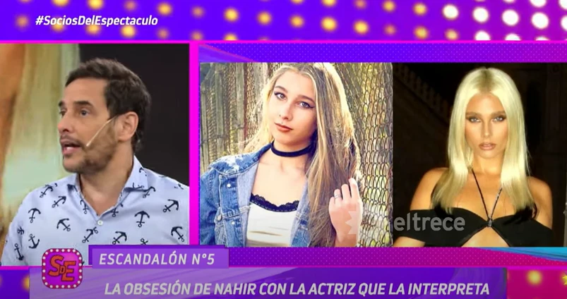 La obsesión de Nahir Galarza con Valentina Zenere