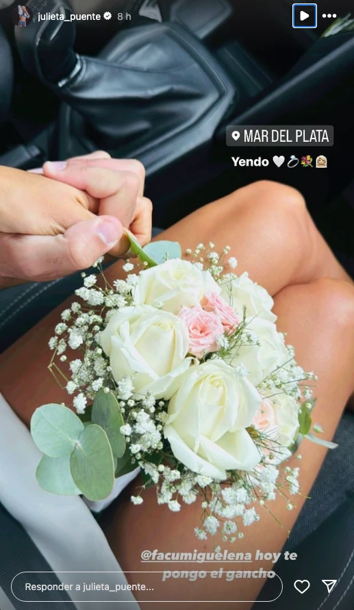 El casamiento por civil de Julieta Puente y Facundo Miguelena