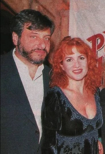 Lucía Galán y Alberto Hazán, quien fuera su marido por una década. Foto FB