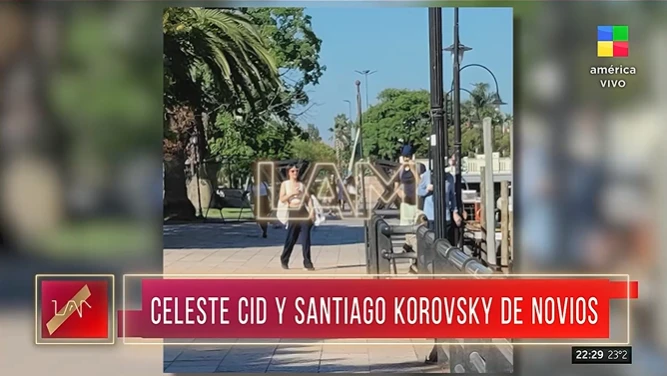 Qué pasa entre Celeste Cid y Santiago Korovsky, el protagonista de “División Palermo”