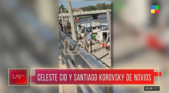 Qué pasa entre Celeste Cid y Santiago Korovsky, el protagonista de “División Palermo”