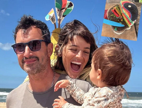 Así fue la divertida torta "arco iris" de cumpleaños de Tao, el hijo de Calu Rivero y Aíto de la Rúa, que es es tendencia en fiestas infantiles