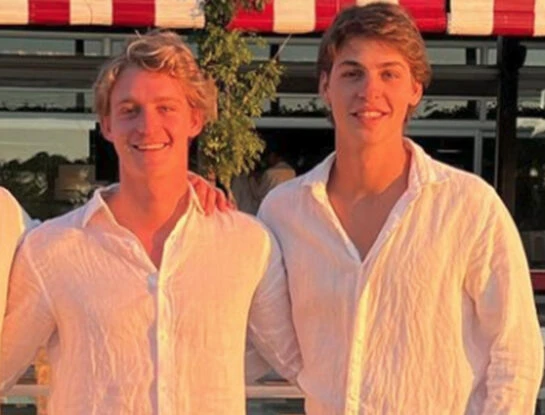 Balthazar y Benicio Gravier, los hijos de Valeria Mazza, desfilaron en la Semana de moda de Madrid