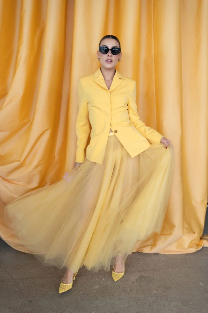 Vidriera: de Valeria Mazza a Demi Moore y Michelle Salas, los looks de los invitados al desfile de Carolina Herrera en la NYFW