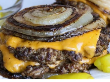 Destacada hamburguesa