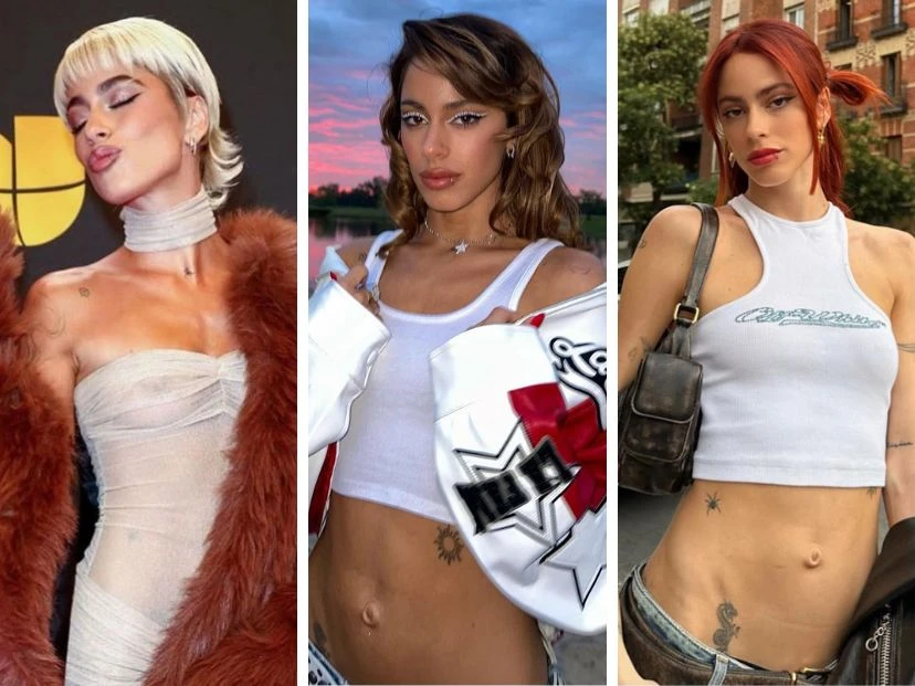 Todos los cambios de look de Tini Stoessel en lo que va del 2024