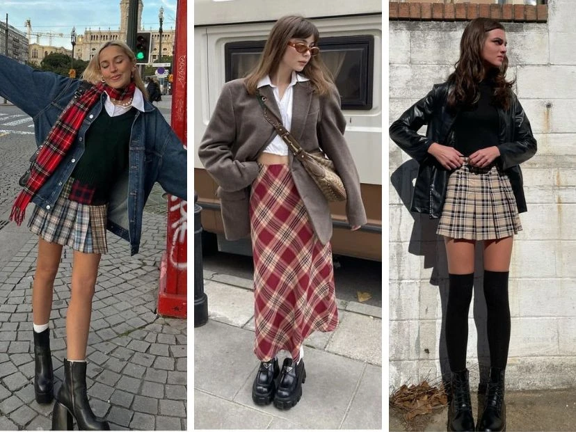 Guía de estilo: cómo usar el cuadrillé, el estampado que se impone este 2024