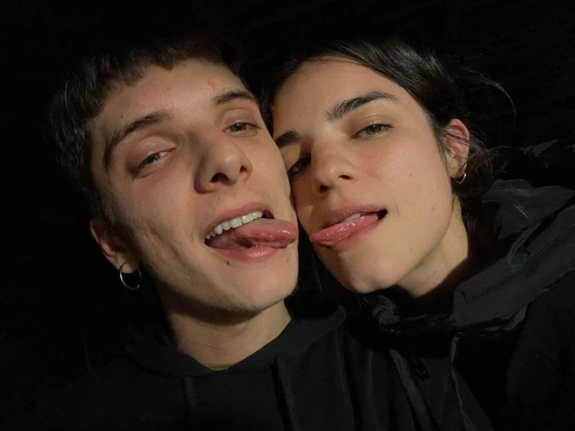 La historia de amor de Matías Recalt, el protagonista de “La sociedad de la nieve”, y Malena Sánchez foto: ig