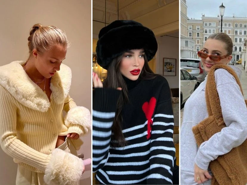 Guía de estilo: así se usan las prendas con peluche, que enamoran a la tendencia mob wife