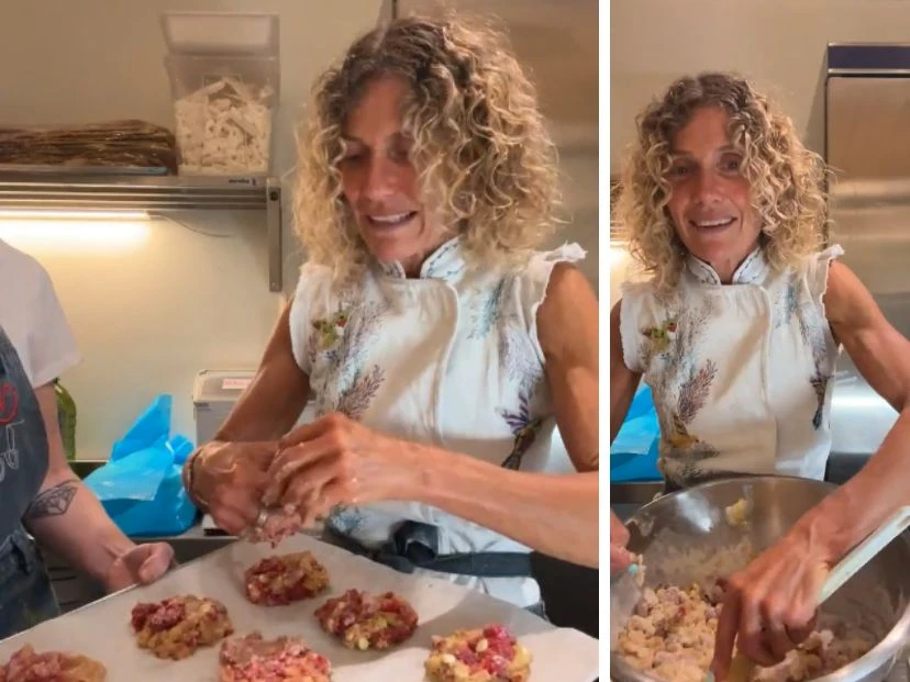 La receta de Maru Botana de las cookies de chocolate blanco y frambuesa perfectas para San Valentín