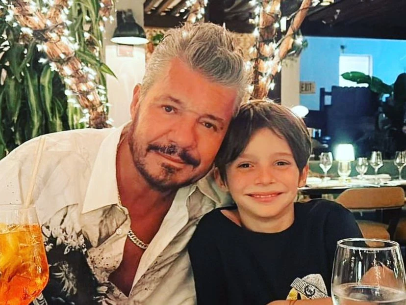 El orgullo de Marcelo Tinelli por el primer día de clases de Lorenzo, el hijo que tuvo con Guillermina Valdés foto: ig