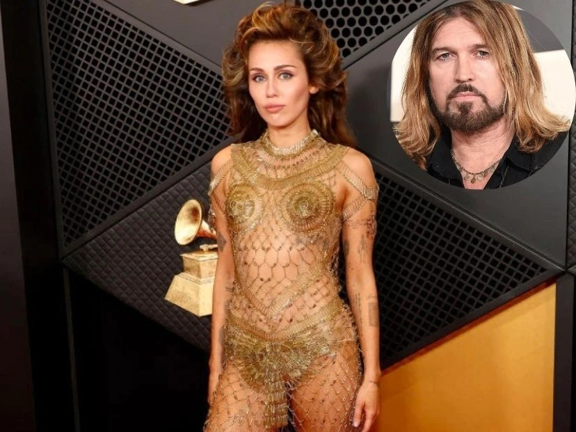 Miley Cyrus y la guerra con su padre que se hizo evidente en los Grammys 2024