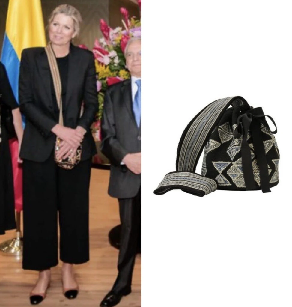 Este es el bolso artesanal que eligen Máxima y Ámbar. Foto: Instagram.