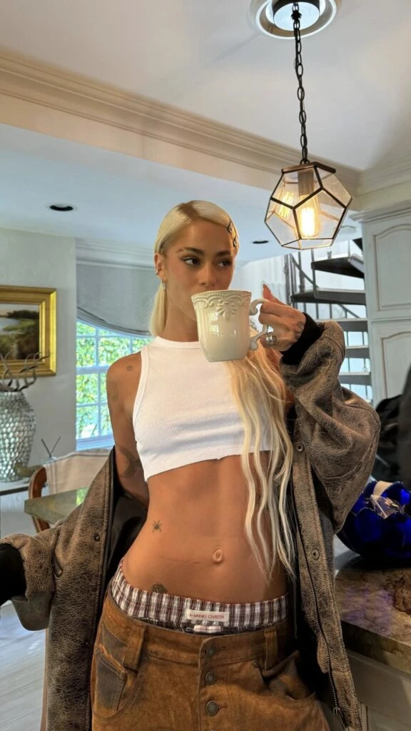 Este es el detalle beauty que sumó Tini Stoessel a su estilo urbano. Foto: Instagram.