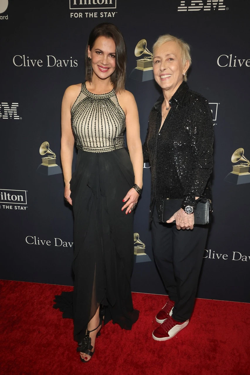 Julia Lemigova y Martina Navratilova