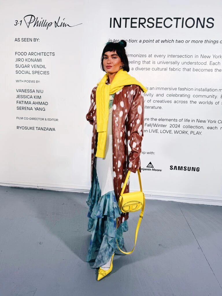 En medias estampadas