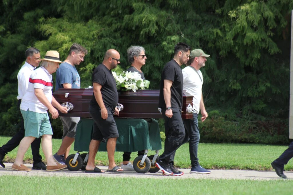 Entierro de Claudio Rissi. Foto RS Fotos