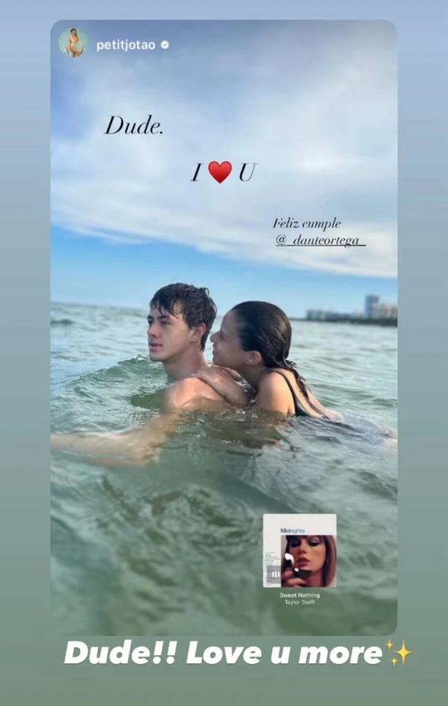 El tierno mensaje de Guillermina Valdés a su hijo Dante Ortega por su cumpleaños número 23