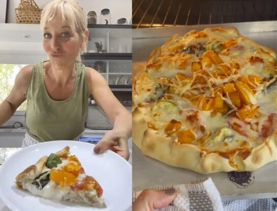 Tarta de vegetales asados con queso cremoso: la receta súper fácil de Jimena Monteverde que te soluciona una comida