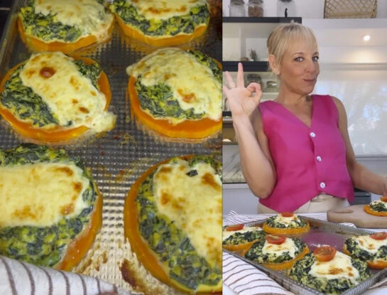 Pizzetas de calabaza, espinaca y queso: la receta liviana y súper fácil de Jimena Monteverde que te resuelve una comida