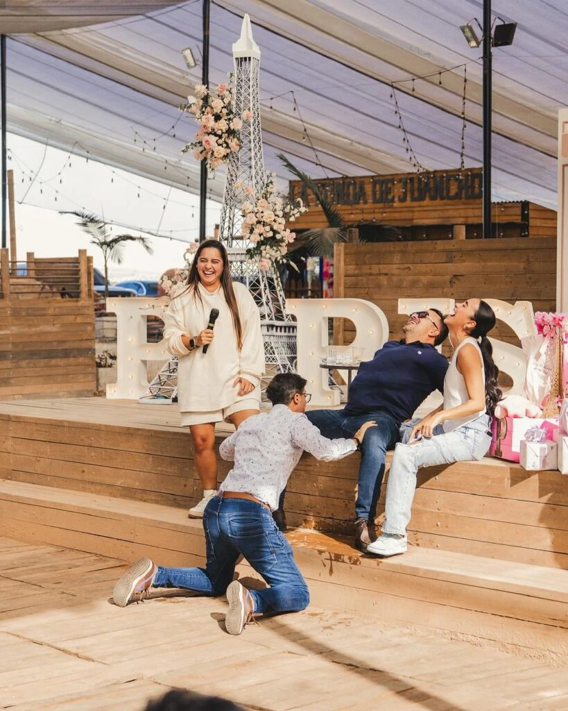 Las fotos del lujoso baby shower de la hija de Maluma