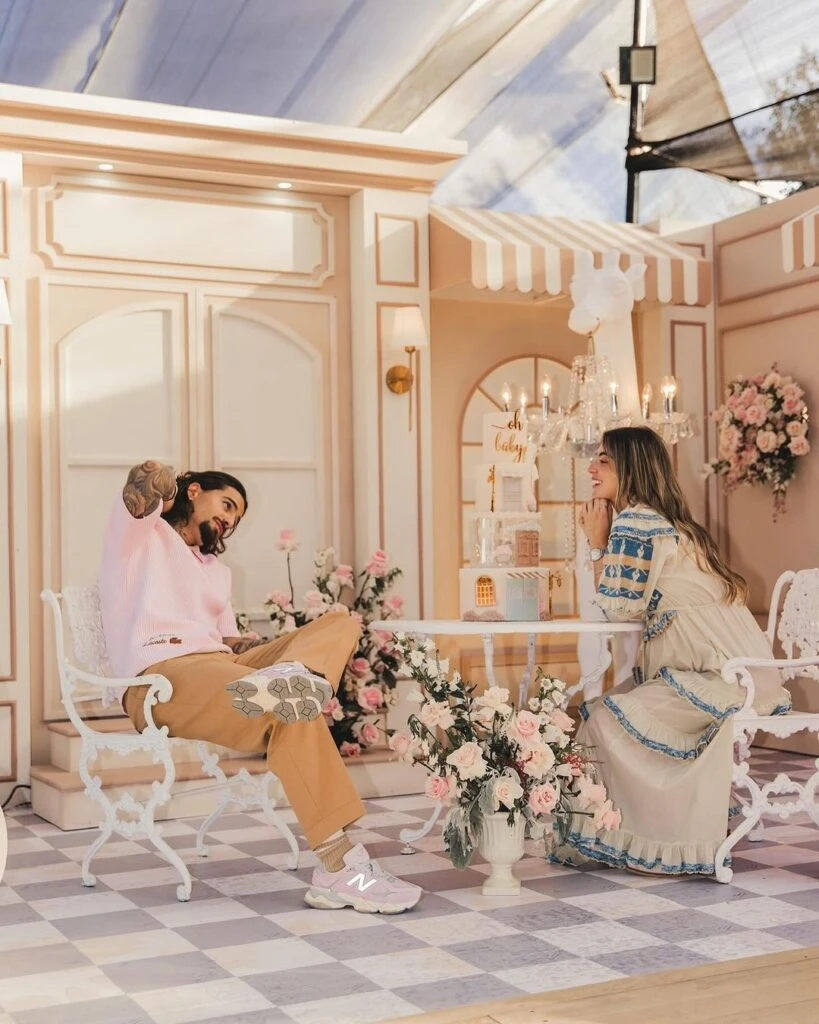 Las fotos del lujoso baby shower de la hija de Maluma
