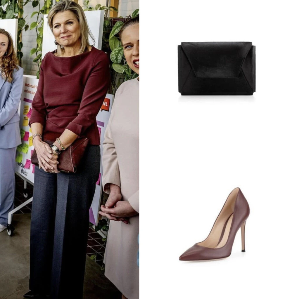 Máxima llevó un look ideal para copiar y usar en la oficina. Foto: Instagram.