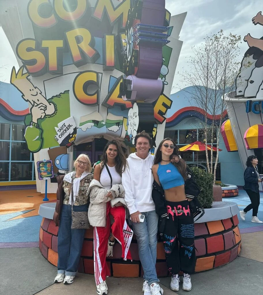 Momi Giardina con su hija Juli Castro, su ex y su mamá en Miami