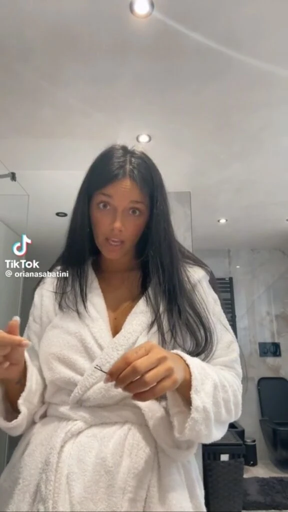 Oriana Sabatini se confesó con sus seguidores de TikTok y les contó todo. Foto: TikTok.