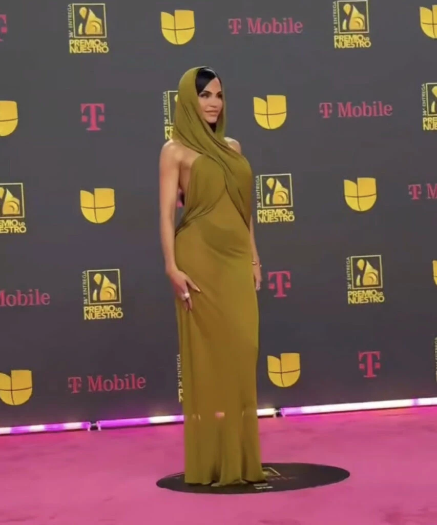 Natti Natasha en los Premios Lo Nuestro. Foto: Instagram.