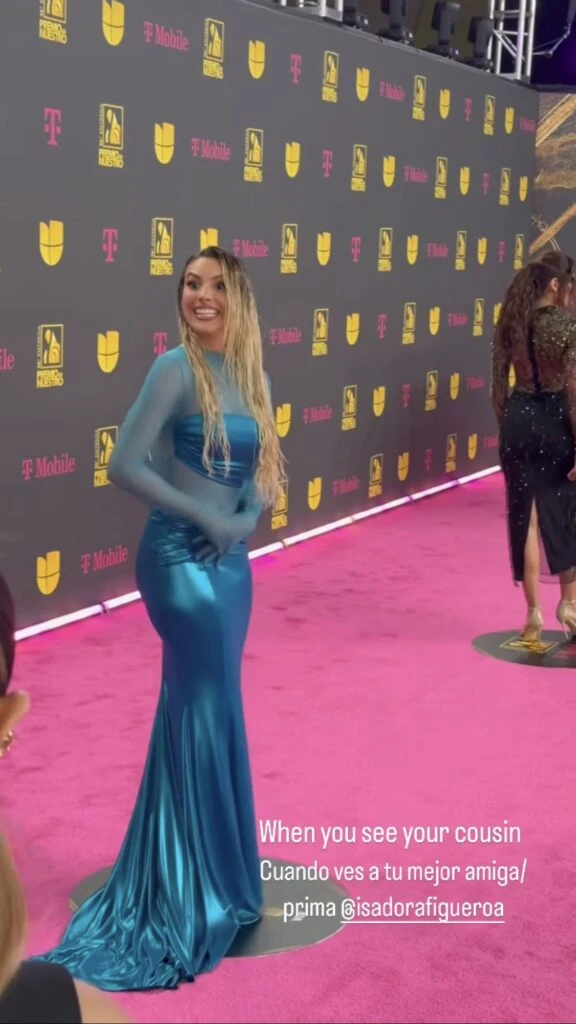 Lelé Pons en los Premios Lo Nuestro. Foto: Instagram.
