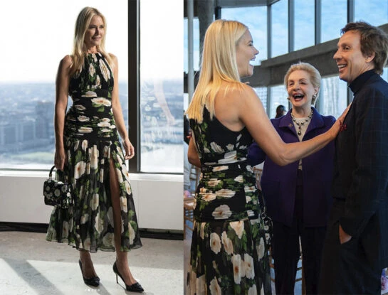 Las fotos de Valeria Mazza en la Semana de la Moda de NY: estuvo en el desfile de Carolina Herrera
