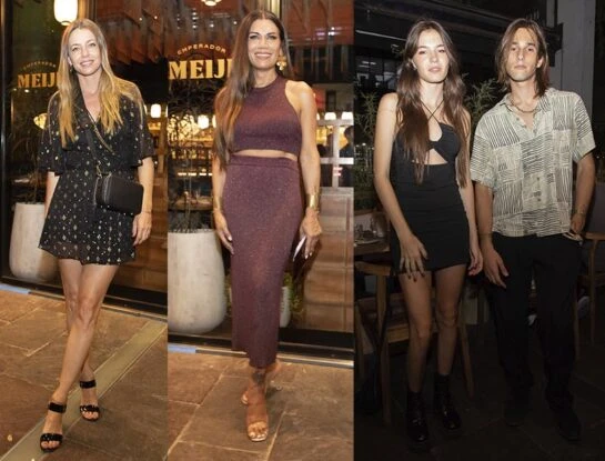 Vidriera: de Gegé Neumann a Flor de la V y Helena Otamendi con Salvador Camisani, los looks de los famosos en la apertura de un restó