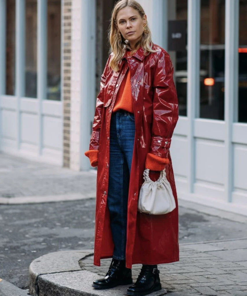 Valeria Mazza usó el tapado más deseado en la NYFW. Foto: Pinterest.