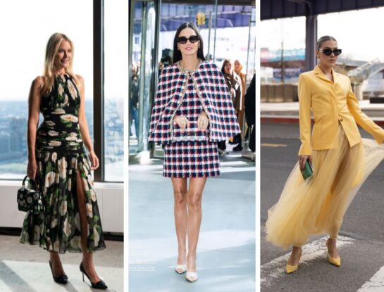 Vidriera: de Valeria Mazza a Demi Moore y Michelle Salas, los looks de las famosas en el desfile de Carolina Herrera en la NYFW