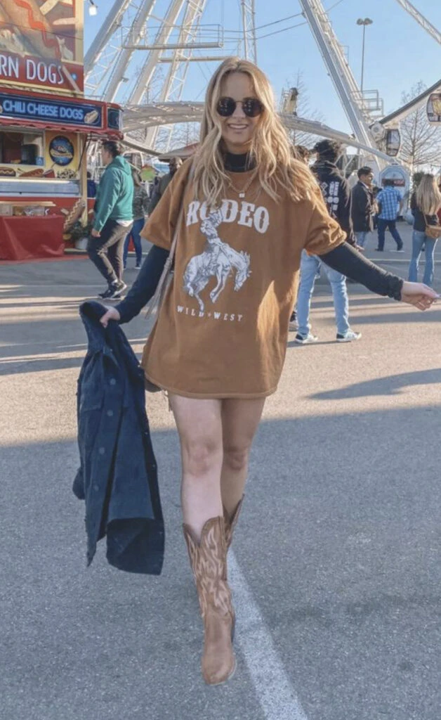 Vuelve el estilo cowboy y se usa así. Foto: Pinterest. 