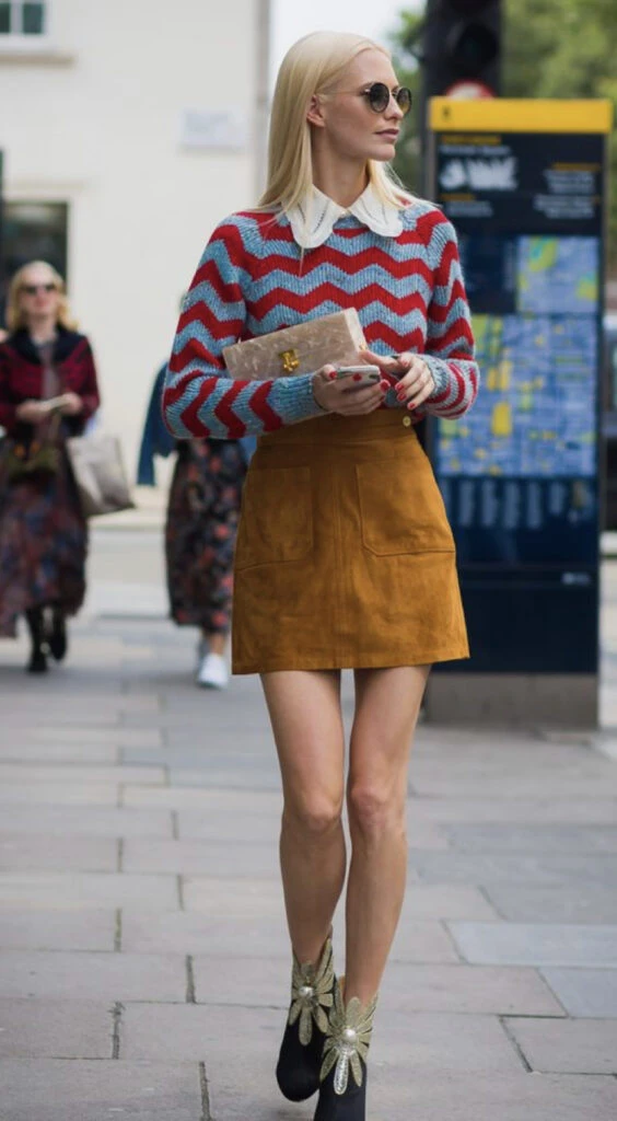 Vuelve la moda de los años 70 y se lleva así. Foto: Pinterest.  