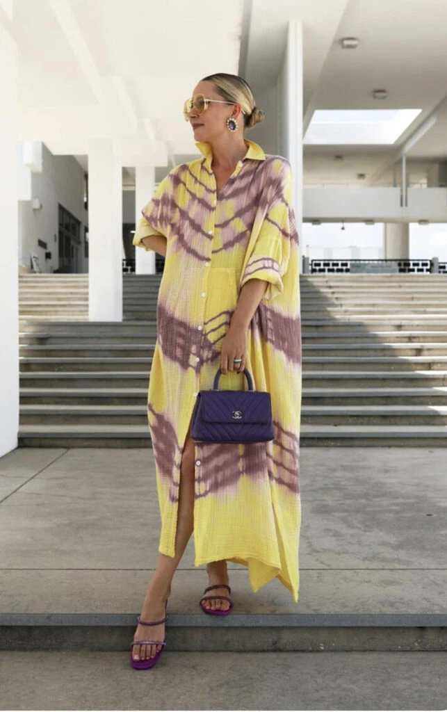 Zaira Nara nos enseña cómo usar el batik este verano 2024. Foto: Pinterest.   