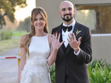 Abel Pintos y Mora Calabrese revelaron el género y el nombre del bebé que están esperando